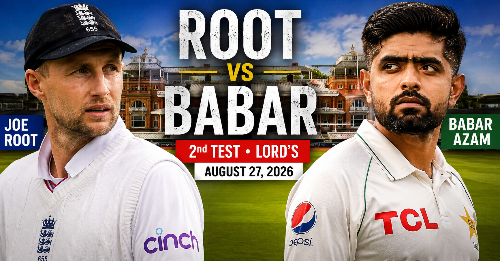 Root and Babar Face Big Test at Lord’s