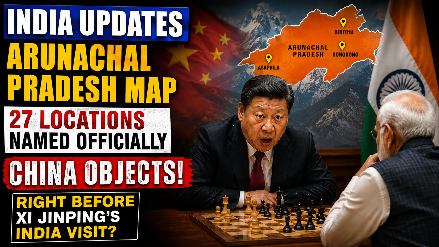 India updates Arunachal Pradesh map with 27 official names