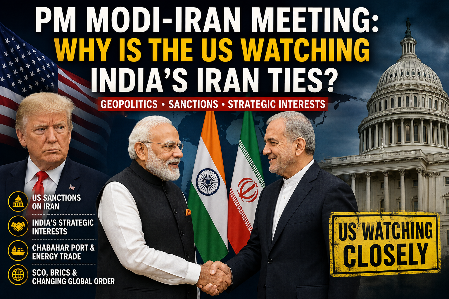 PM Modi Iran Meeting and India US Relations